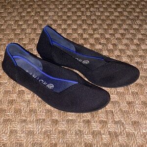 Rothy's Black and Blue Women's Flats